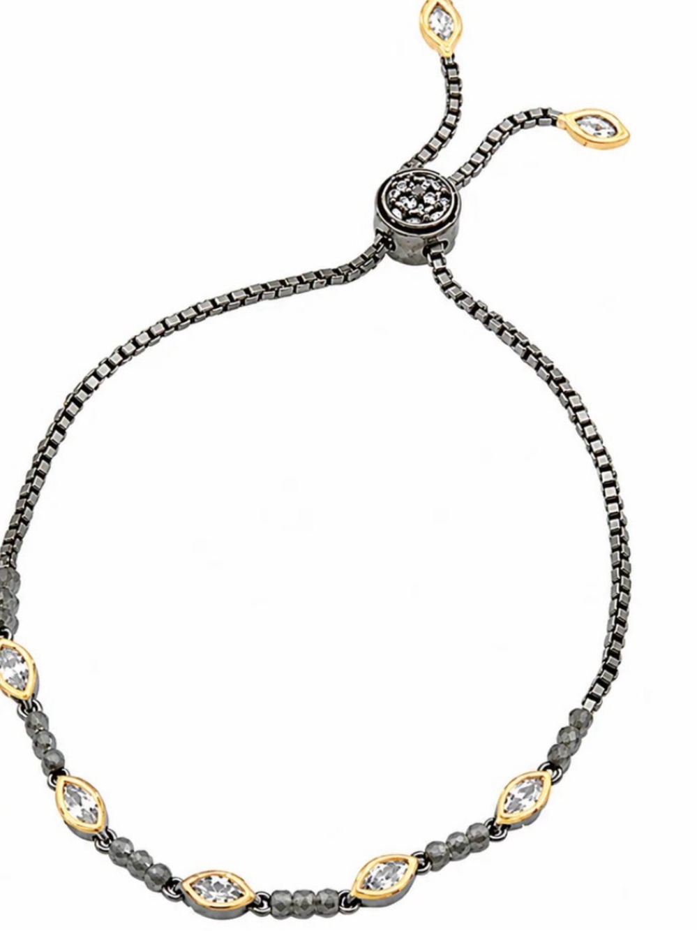 NWT Freida Rothman Signature Marquise Adjustable Bracelet - Picture 8 of 8